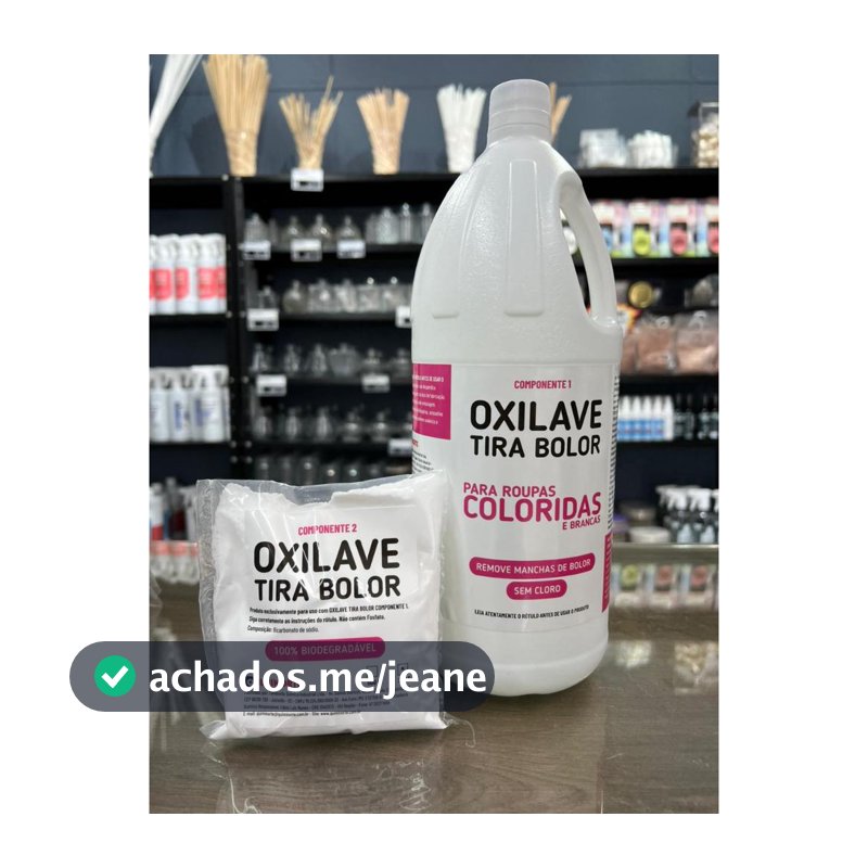 Oxilave Tira Bolor (roupas coloridas e brancas) Frasco 2 litros - QUIMINORTE