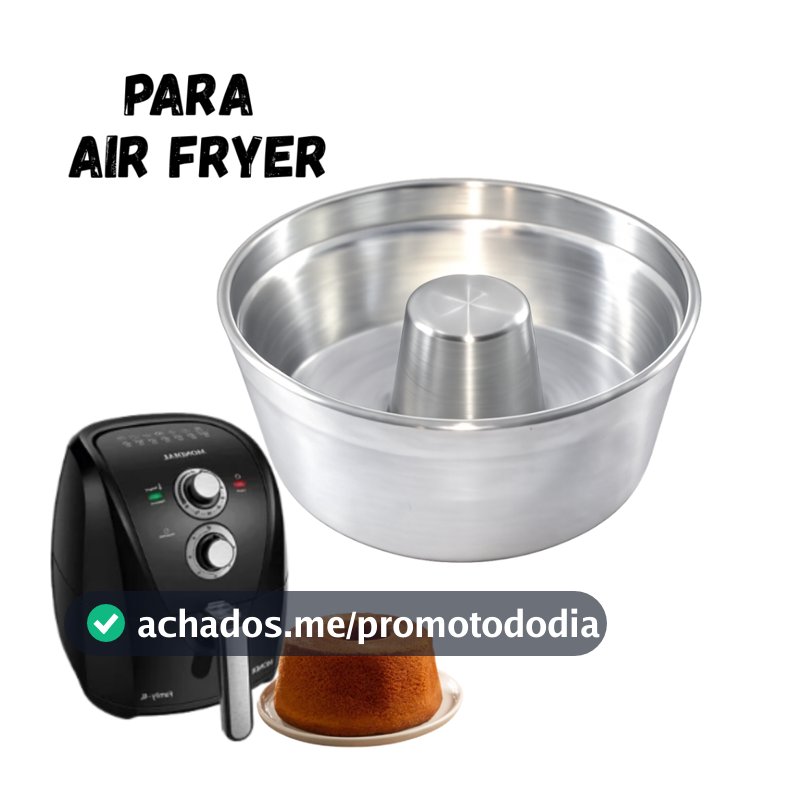 Formas Suiça para Bolo?Pudim N. 18 / 16 e 14 Air Fryer 3,5
