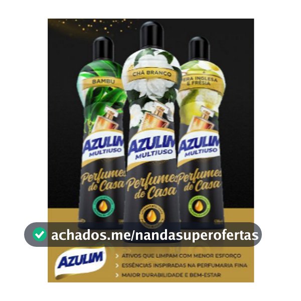 Kit 3un limpador Multiuso Azulim Perfumes de Casa