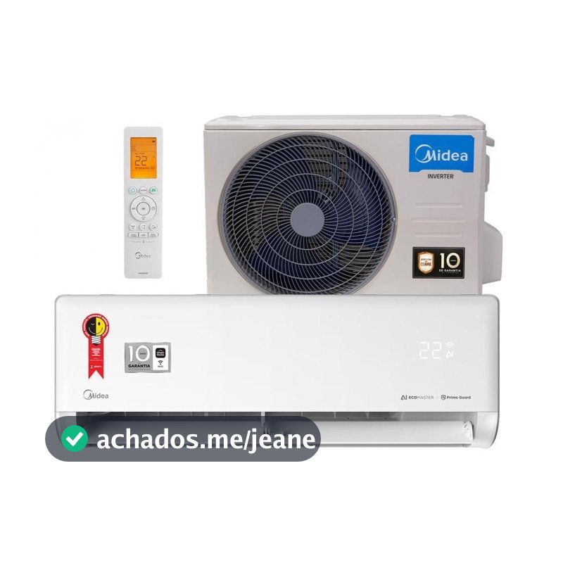 Ar Condicionado Split Midea 12.000 BTUs Inverter AI Ecomaster - Frio