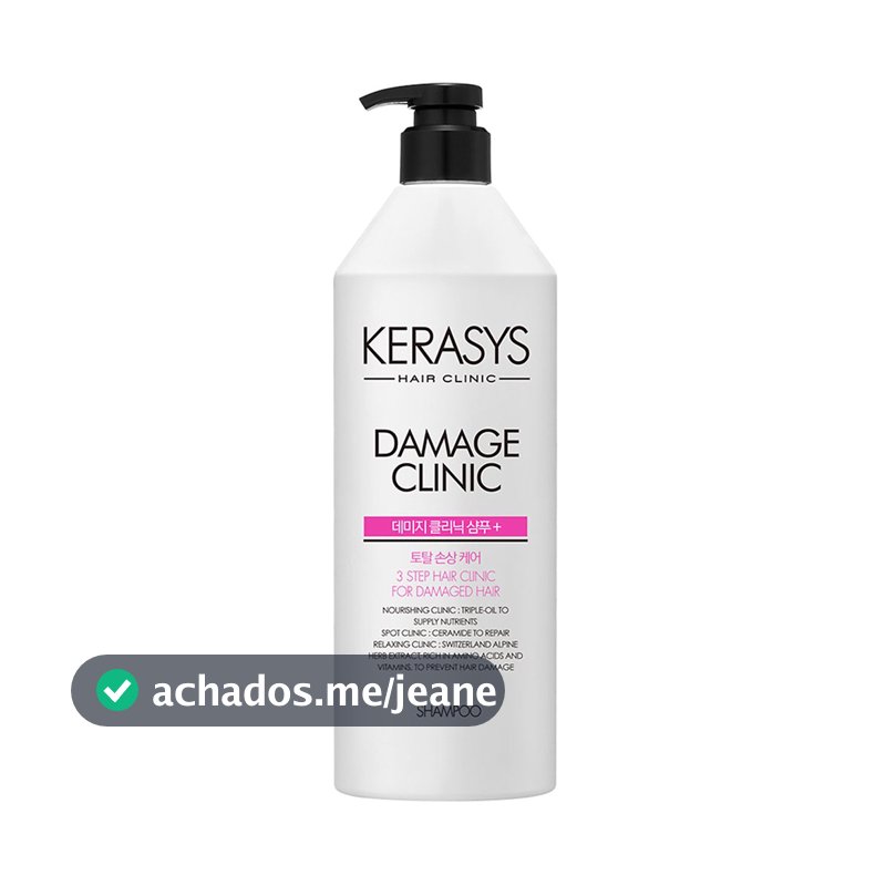 kerasys damage clinic shampoo 750ml