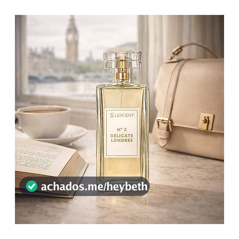 Perfume Deo Colônia Lescent N2 DELICATE LONDRES  Feminino