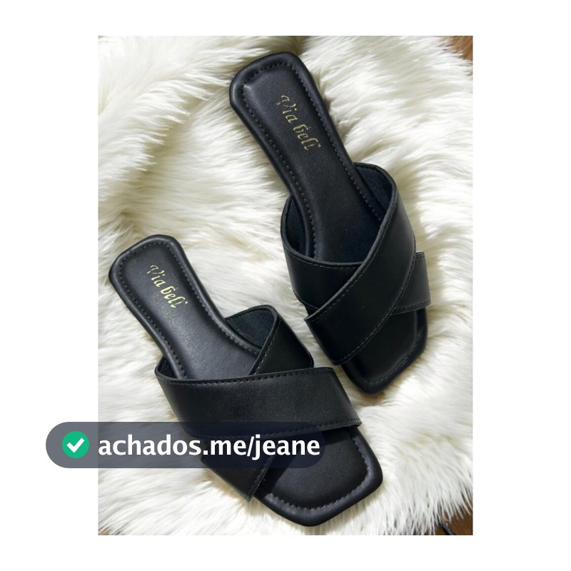 Rasteirinha Feminina Confortável Flat Leve Sandália Verão Várias Cores