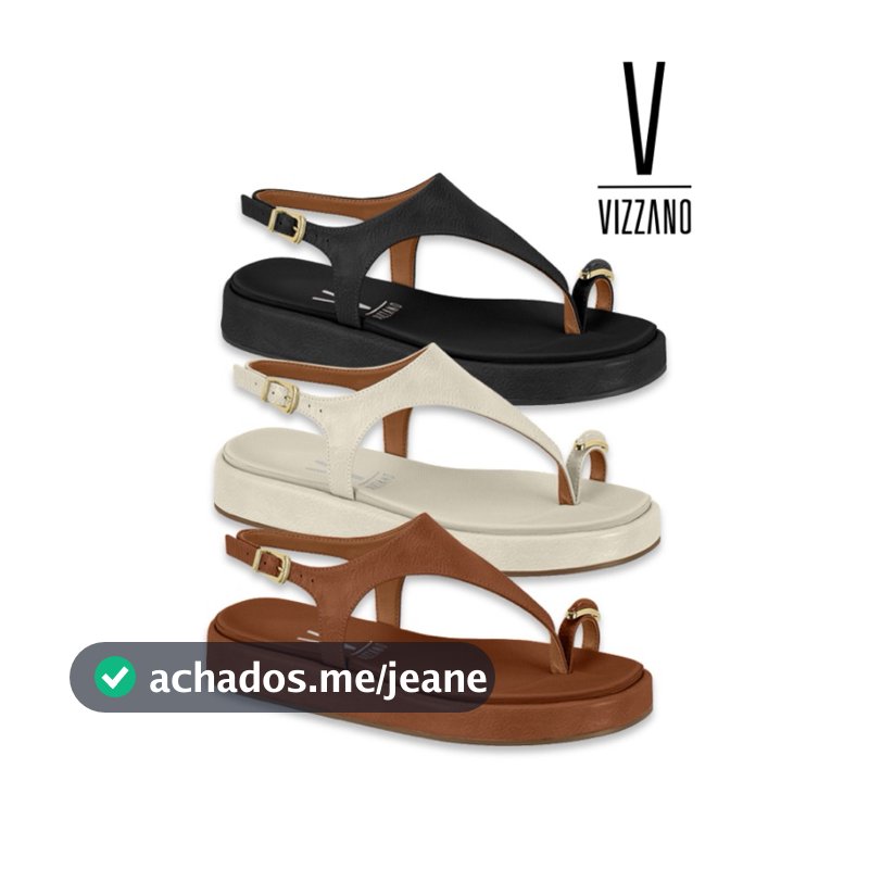 Tamanco Vizzano Feminino de Dedo Casual Confortável Leve para o Dia a Dia