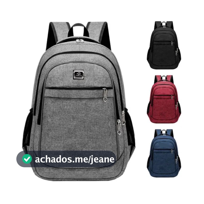 Mochila Bolsa Viagem Resistente Coreana Masculina Feminina Colorida