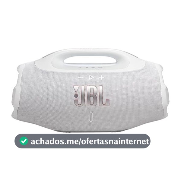 Caixa de Som JBL Boombox 4 Bluetooth AI Sound Boost Graves Personalizáveis Bateria de até 34h - IP68
