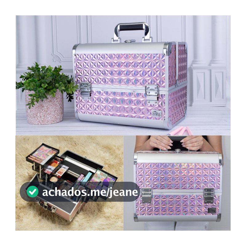 Maleta De Maquiagem Profissional Anna Make R400 Vazia