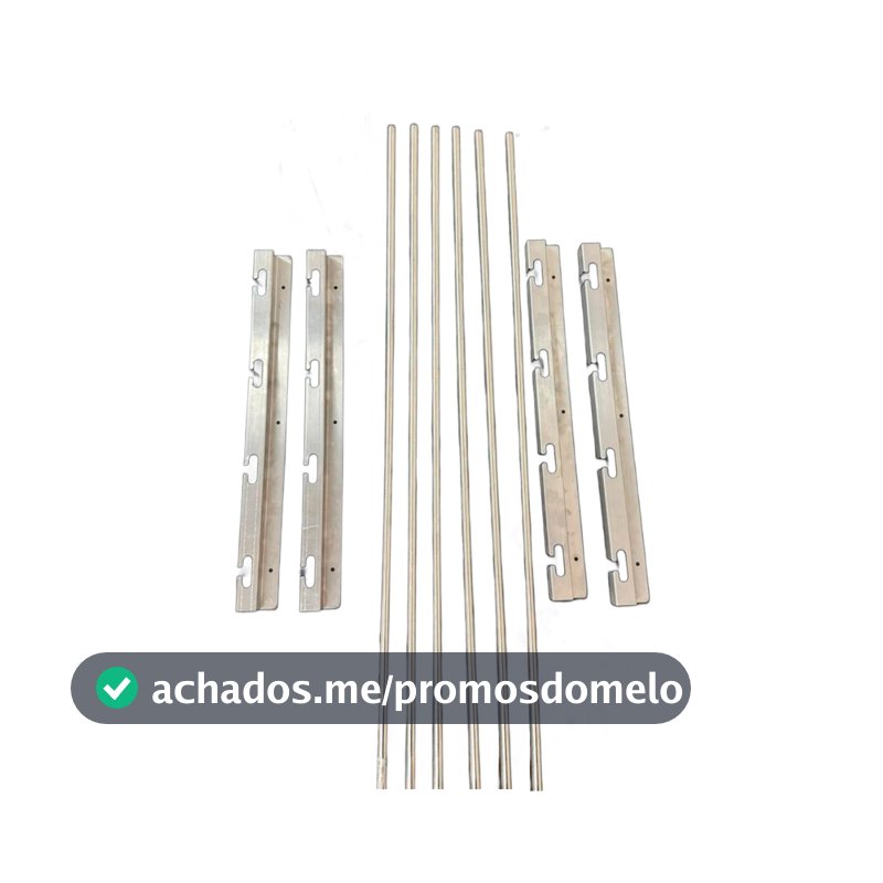 Suporte Para Churrasqueira Em Inox P/ Grelhas E Espetos