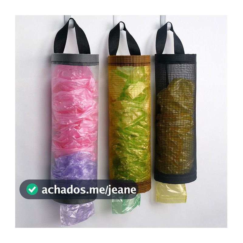 Organizador de Sacolas Puxa Saco /Dispenser/Bolsa Organizadora De Plástico Para Armazenamento De Sacolas De Cozinha