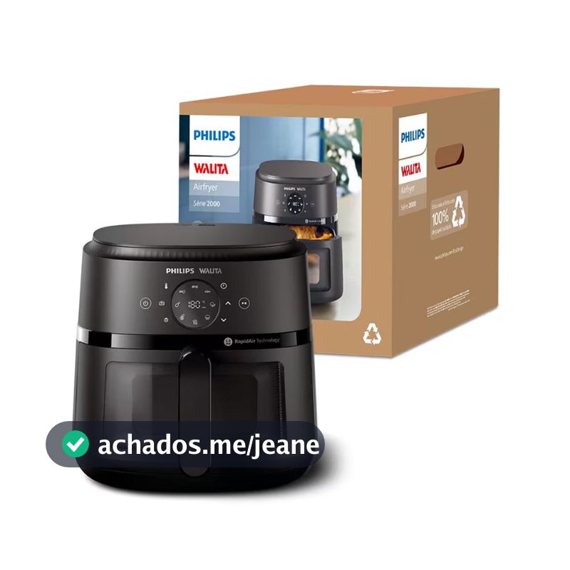 Fritadeira Elétrica Airfryer Philips Walita Série 2000 XL Digital NA230/00 1700W