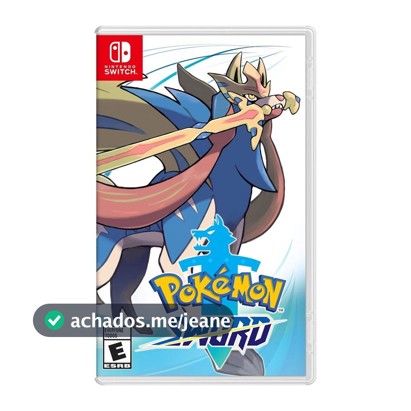 Pokémon Sword Switch Midia Fisica