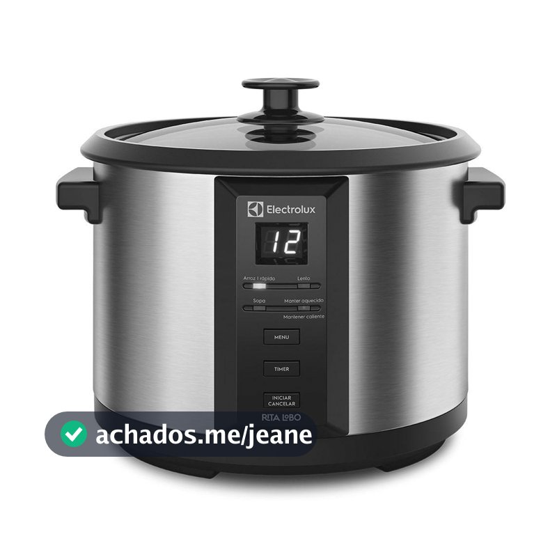 Panela Elétrica Electrolux por Rita Lobo 1,8L Preta Experience Digital (ECC20)