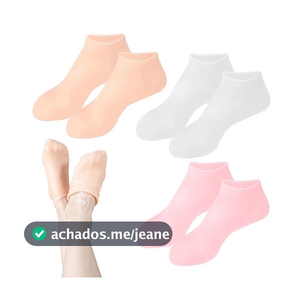 1/2/3 Pcs Meias De Silicone Para O Cuidado Dos Pés Gel Hidratante Anti-Rachaduras Removedor De Pele Morta