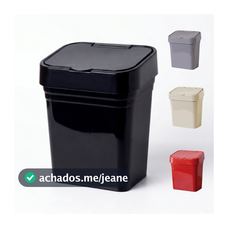 Lixeira Pia Cozinha 2,8L Pequena Cozinha Organizada Compacta Prática