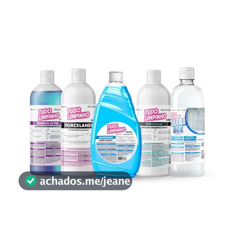 MINI KIT FAXINA BÁSICO TUDO LIMPINHO