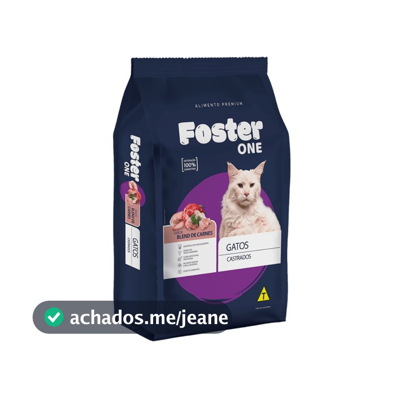 Ração Foster One Gato Castrado 10,1 kg