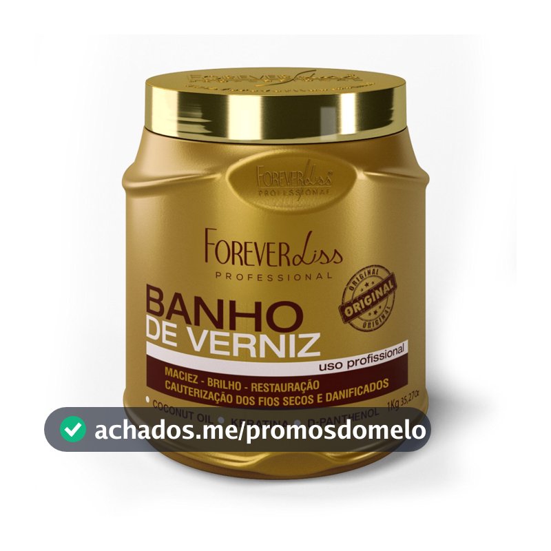 Banho De Verniz Máscara 1Kg Forever Liss