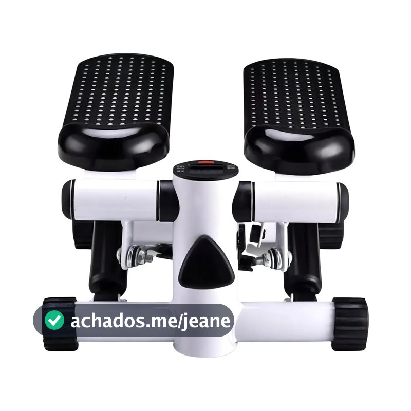 Stepper Simulador De Caminhada Exercícios P/ Pernas Fitness Cor Cinza-escuro Supermedy