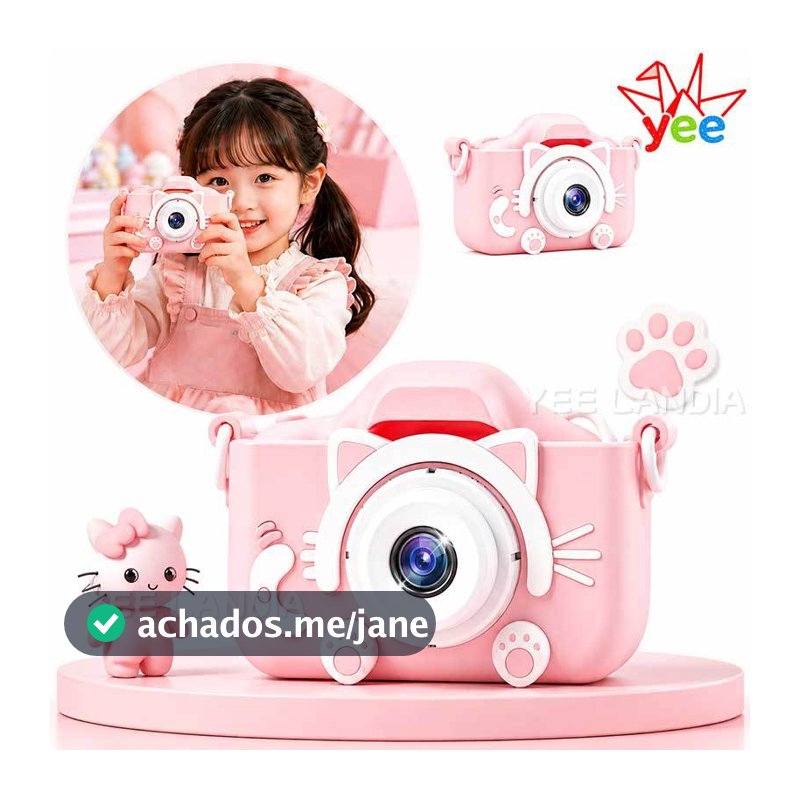 Câmera Digital Infantil , Tomada De Fotos Reais , Filmadora Mini Máquina Fotográfica Tira E Filmes