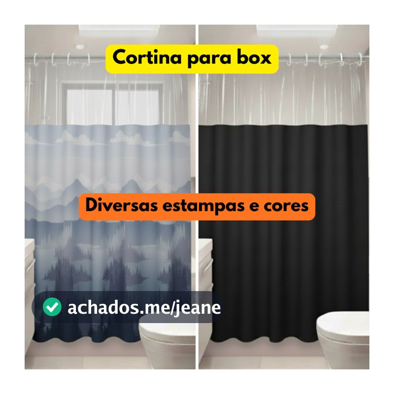 Cortina De Box Banheiro Resistente Estampadas Lisas Cortina De Banheiro Pvc Antimofo Forte Impermeável