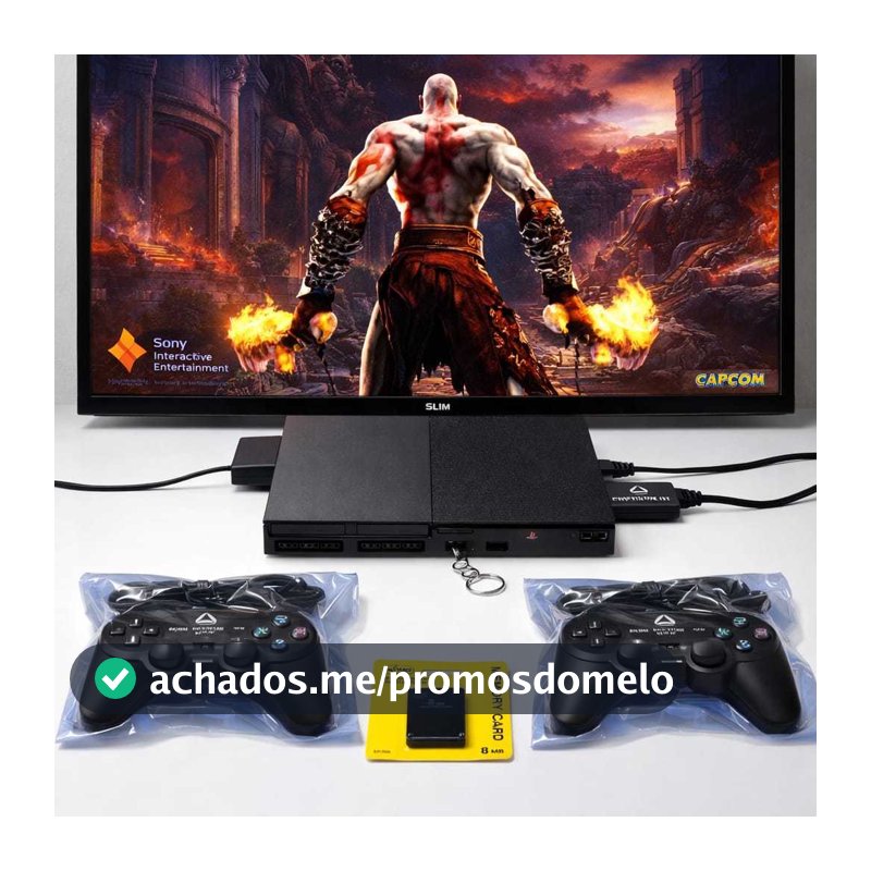 Playstation 2 Slim Opl+30 Jogos de PS2+2500 Jogos Retro no Pendraiver , Só os Melhores!!
