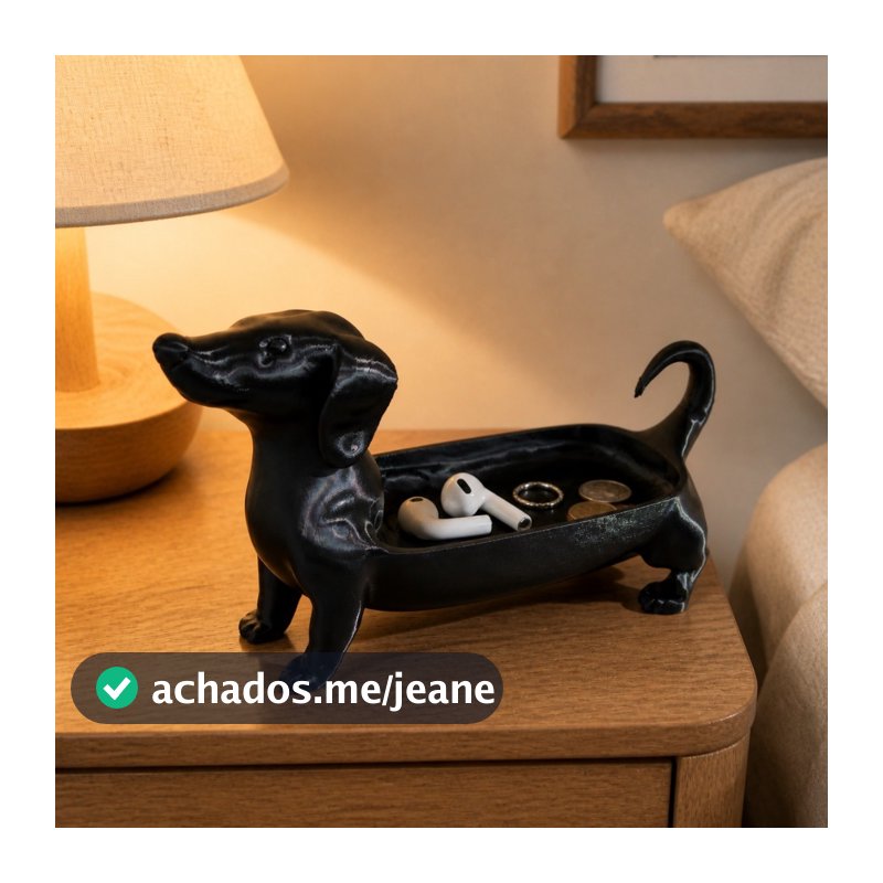 Porta Chave Decorativo Cachorro Salsicha Para Casa ou Escritório