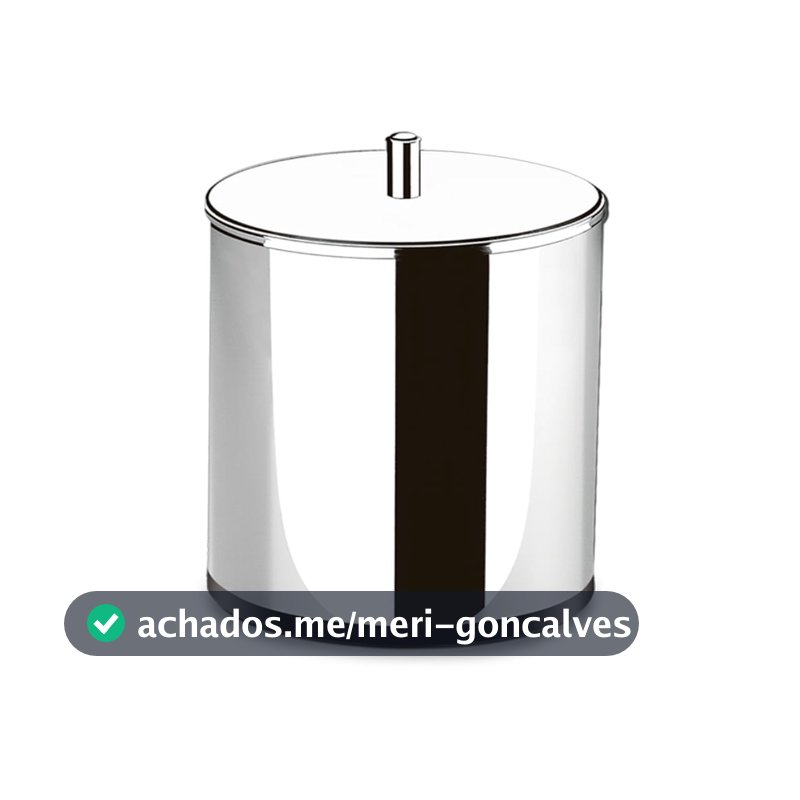 Lixeira Com Tampa Brinox Decorline 3,2 Litros Aço Inox