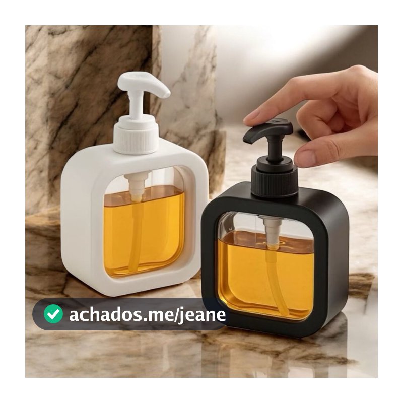 Porta Sabonete Líquido Shampoo Detergente banheiro lavabo 300 ml
