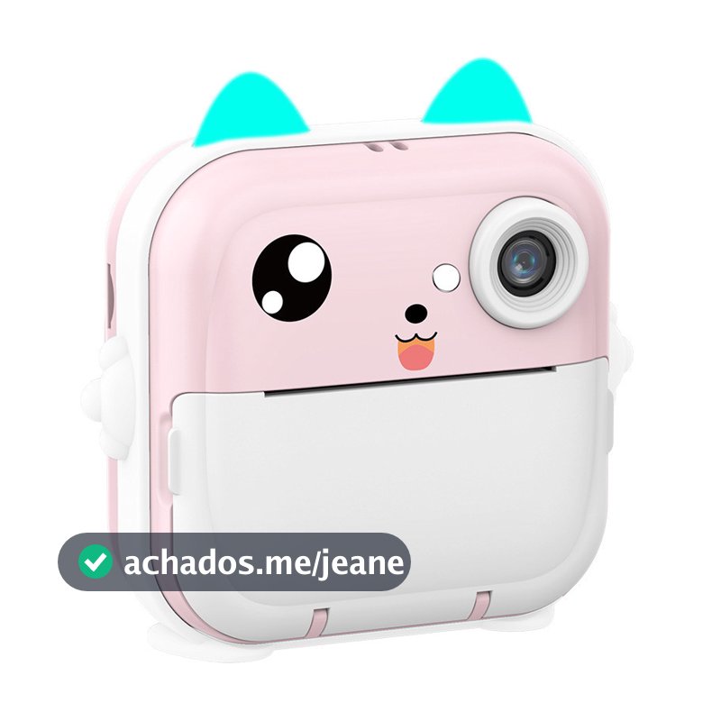 Camera De Impressão Instantânea Para Crianças Vídeo Fotografia Digital Fotográfica Toy