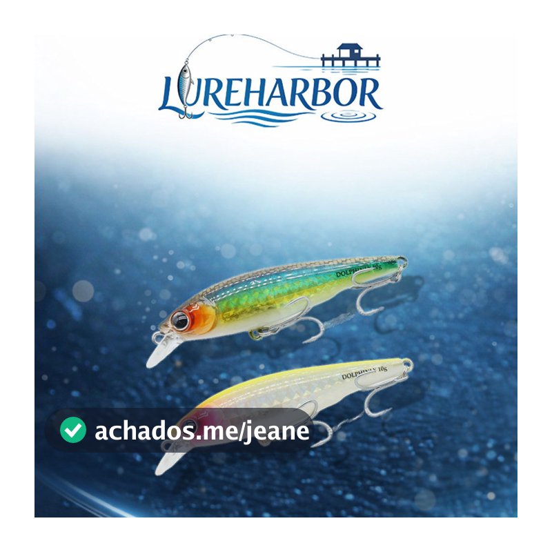LUREHARBOR 9cm/10g Isca flutuante para peixinhos Isca falsa Série de superfície de água Parada de bombeamento suspensa