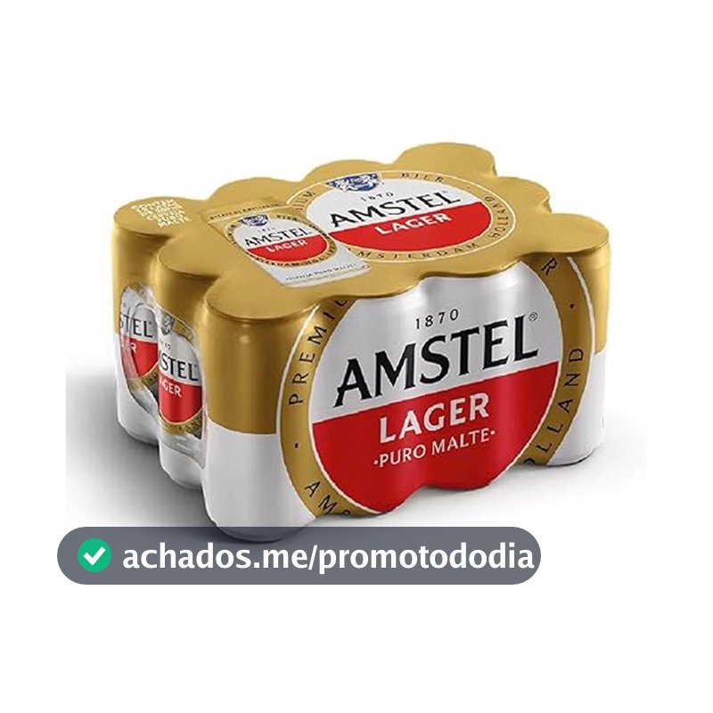 Cerveja Amstel Lager Lata 269ml - 12 Unid.