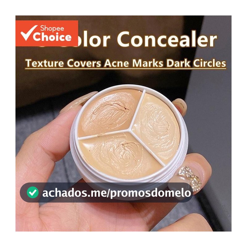 CHIET Paleta De Corretivos De 3 Cores De Longa Duração , À Prova D'água E Maquiagem Profissional Para Contorno De Rosto