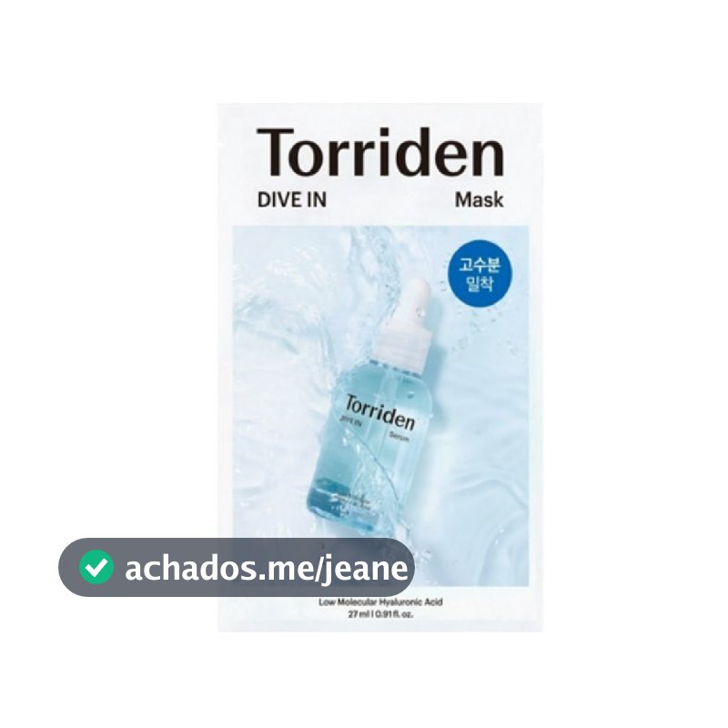 torriden dive in low molecular hyaluronic acid mask 27ml