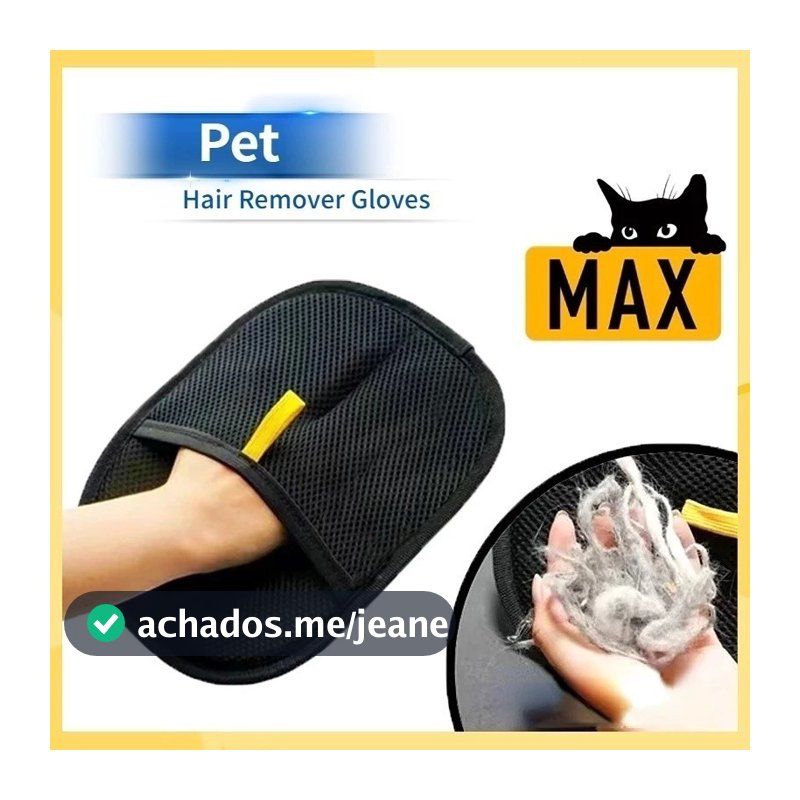 Removedor de pelos de pet; luvas para remoção de pelos com eletricidade estática; escova dupla face; escova para