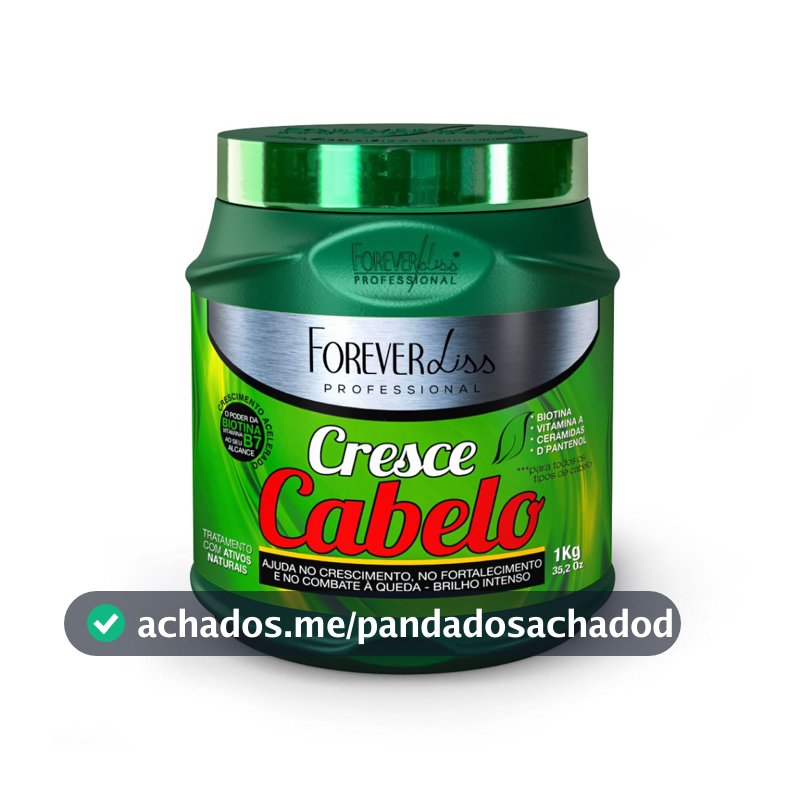 Máscara Cresce Cabelo Forever Liss 1Kg