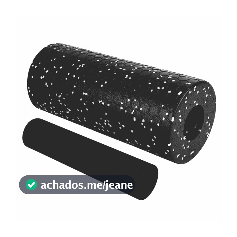 2 Rolos de Liberação Miofascial Massagem Foam Roller Soltura Yoga