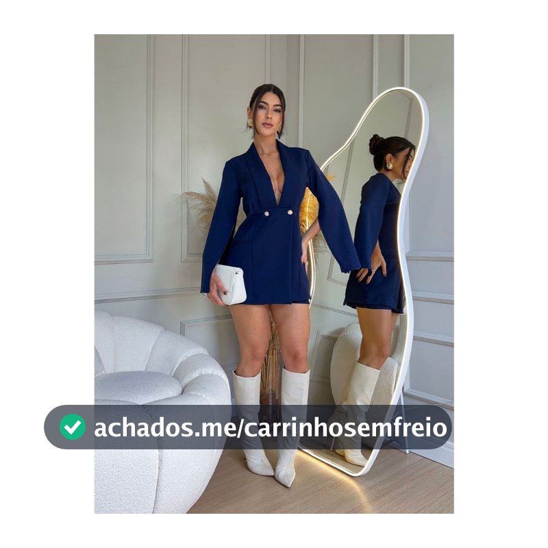 Conjunto Max Blazer e Short Social Alfaiataria Clássico e Elegante Feminino Moda Blogueira Chic