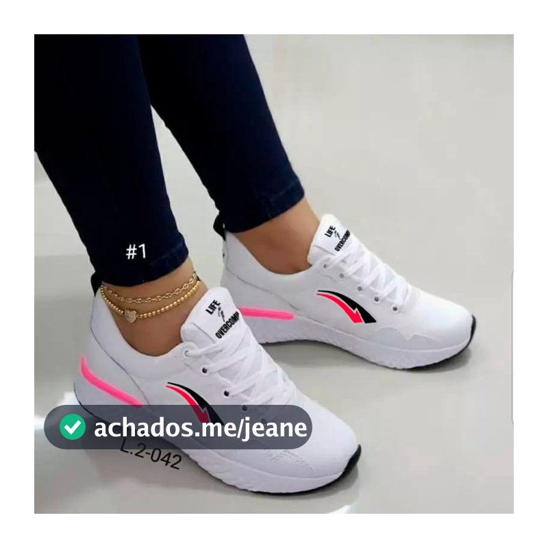 Tênis feminino lançamento 2023 para academia caminhada trabalho e lazer