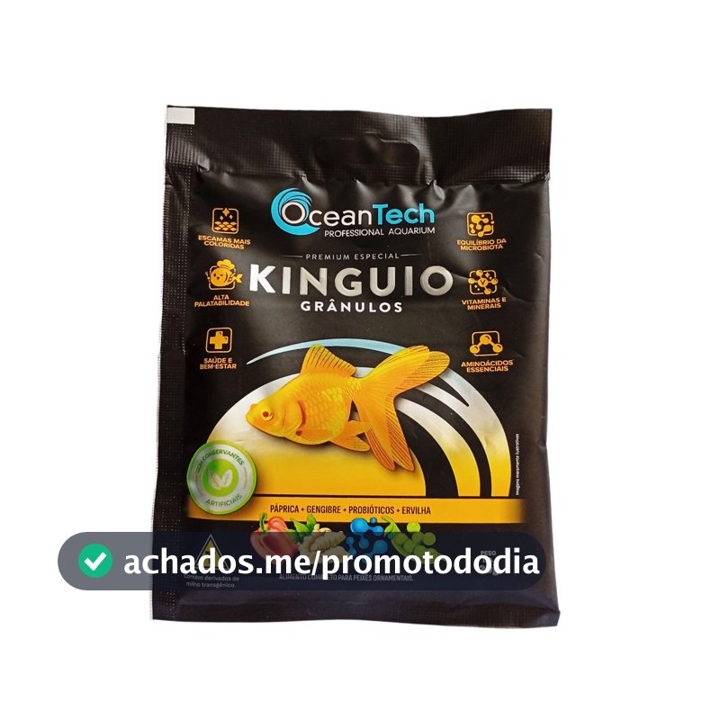 Ração para peixe Kinguio Granulado SACHE 20g oceantech