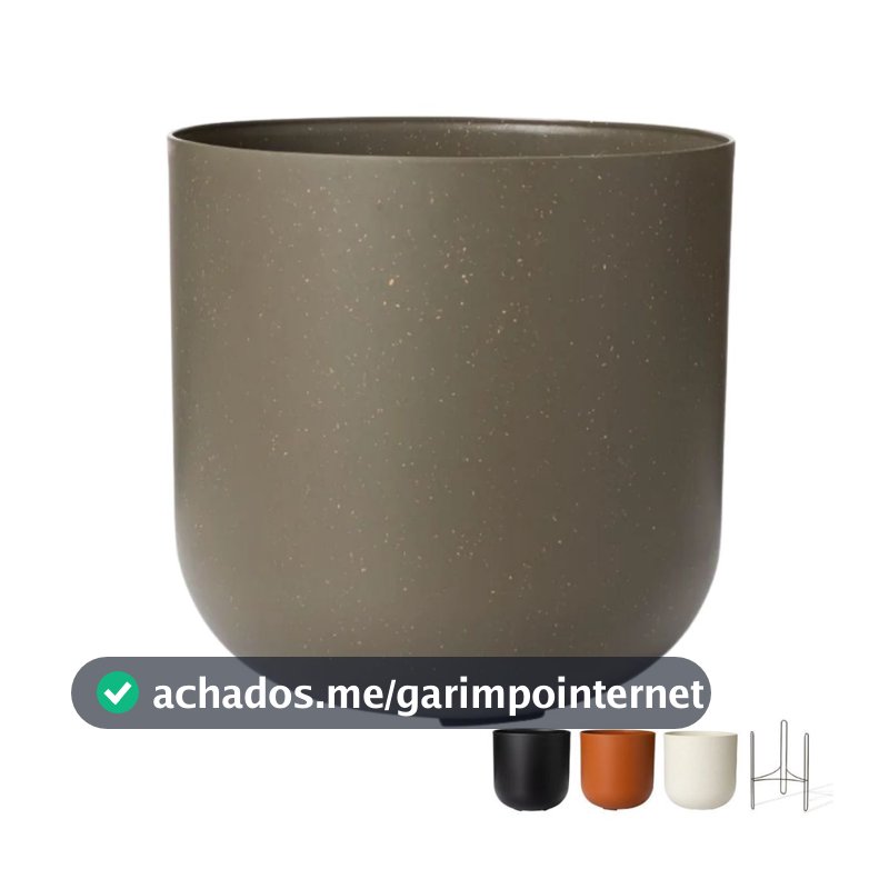 Vaso Cachepo Grande Decorativo para Pote 24 Terracota Plantas Jardim