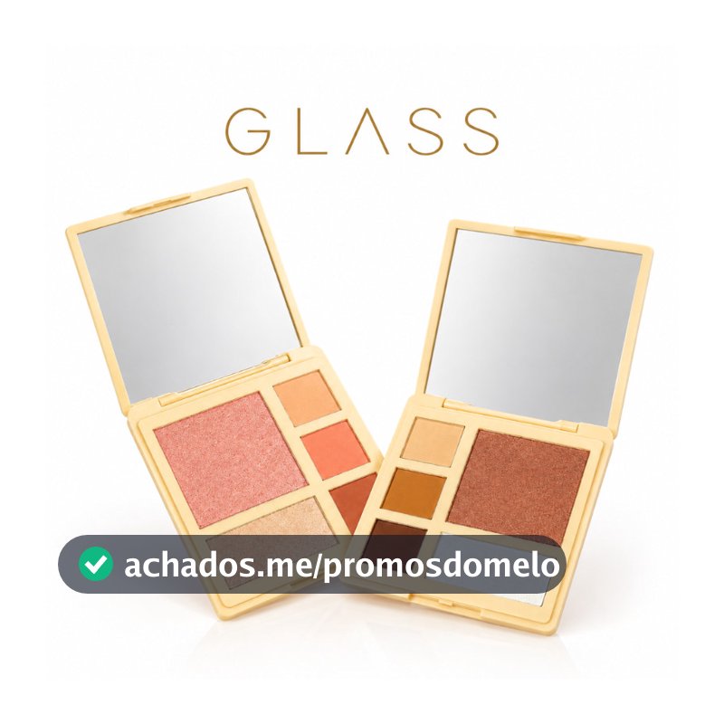 Paleta Glam Selection Glass Ruby Rose – Blush, Iluminador e Sombra