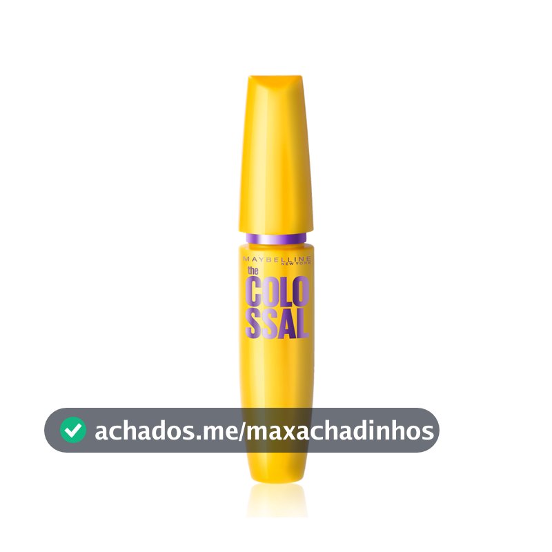 Máscara de Cílios Lavável, Longa Duração, 9x Mais Volume, Cor Preto, The Colossal Volum' Express Maybelline NY, 8ml