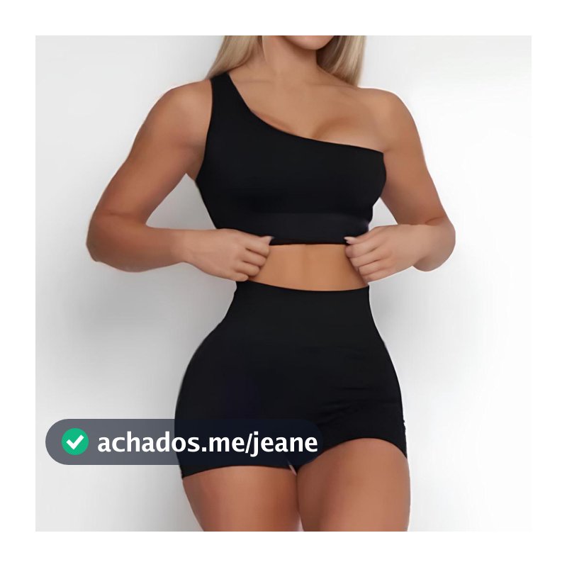 Conjunto Gringa Top e Short Fitness Academia Vivo