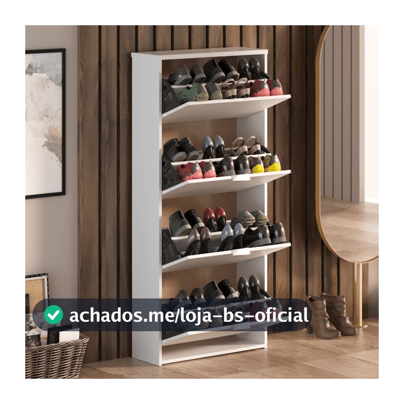 Armário Sapateira Safira 4 Portas
