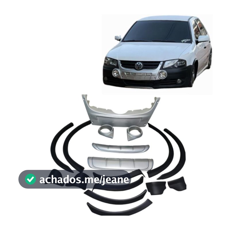 Kit Apliques Completo Gol/saveiro/ - Surf Ou Rallye