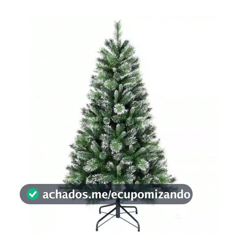 Árvore De Natal Pinheiro Nevada Realista 1,20M