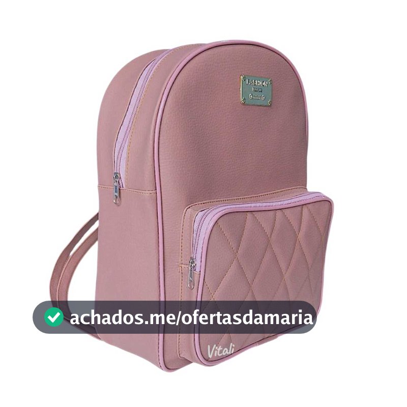 Mochila  Feminina Grande Couro Sintetico Impermeável Dia a Dia Escola Trabalho Resistente