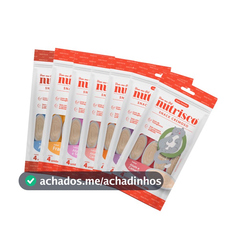 Snack Cremoso para Gatos Nutrisco Sabores Variados 56 g Pestisco