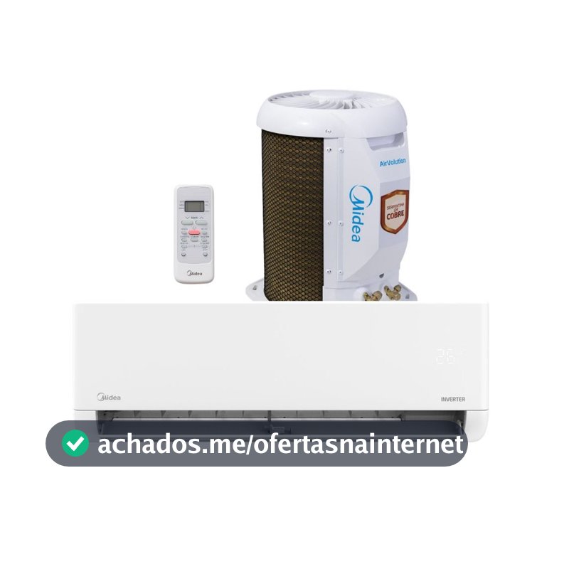 Ar Condicionado Split Midea Inverter Lite 12000 Btu R32 Frio 42ebvcb12m5 Branco 220v