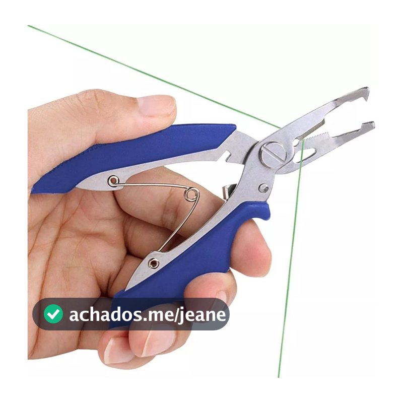 Alicate Cortante Para Pesca Aço Inoxidável Cortar Linha Trocar Garateia